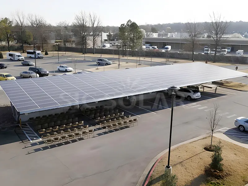 150KW Kanadan aurinkoenergian autokatosasennusjärjestelmä