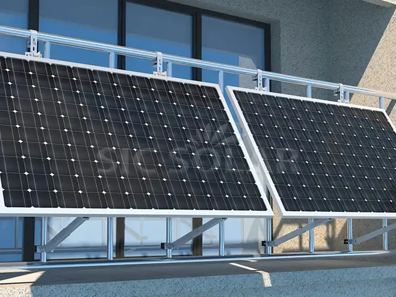 1kw Solar Bracket Parveke Suomessa
