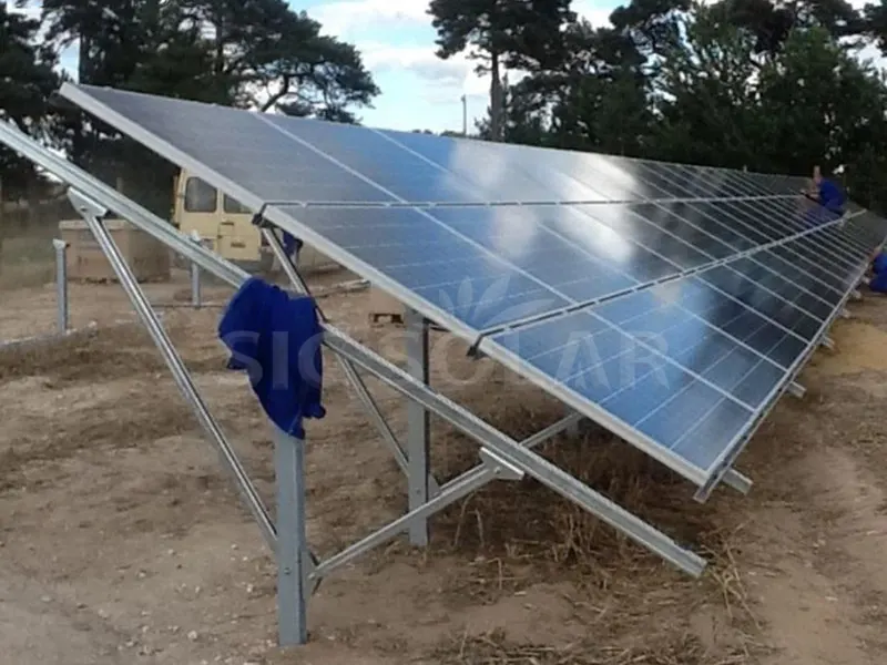 50KW Solar Y -tyyppinen maaasennusjärjestelmä Indonesiassa