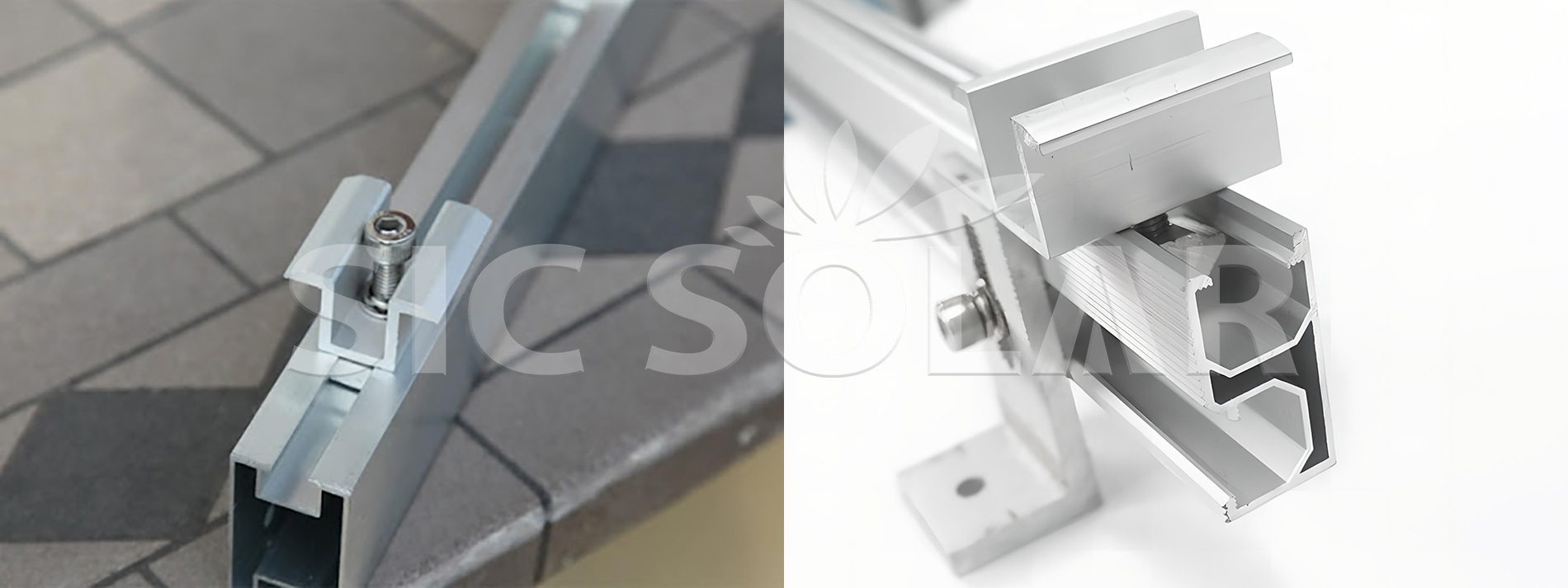 solar panel mount mid clamp